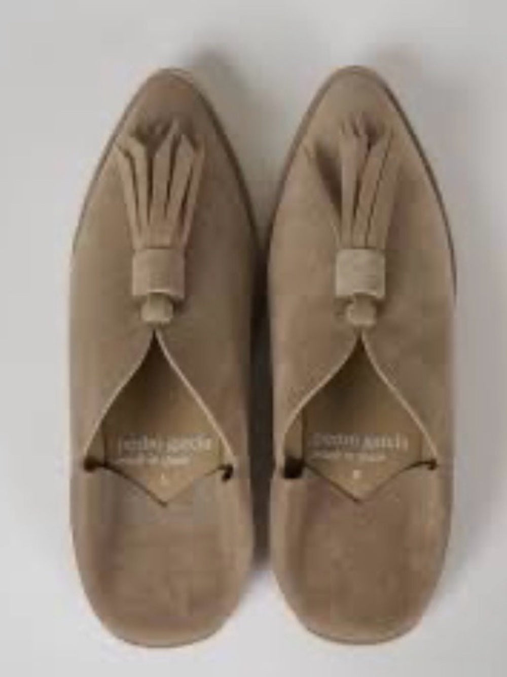 New Pedro Garcia Lubna Tassled Babouche Slide Mules size 7.5